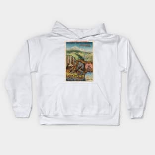 Merveille des Pyrénées France Vintage Poster 1903 Kids Hoodie